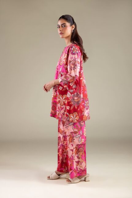 Floral Relaxed Pants - View 1