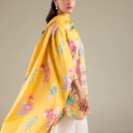 Floral Dupatta - View 1