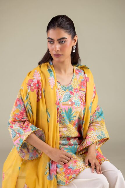 Floral Dupatta - View 2