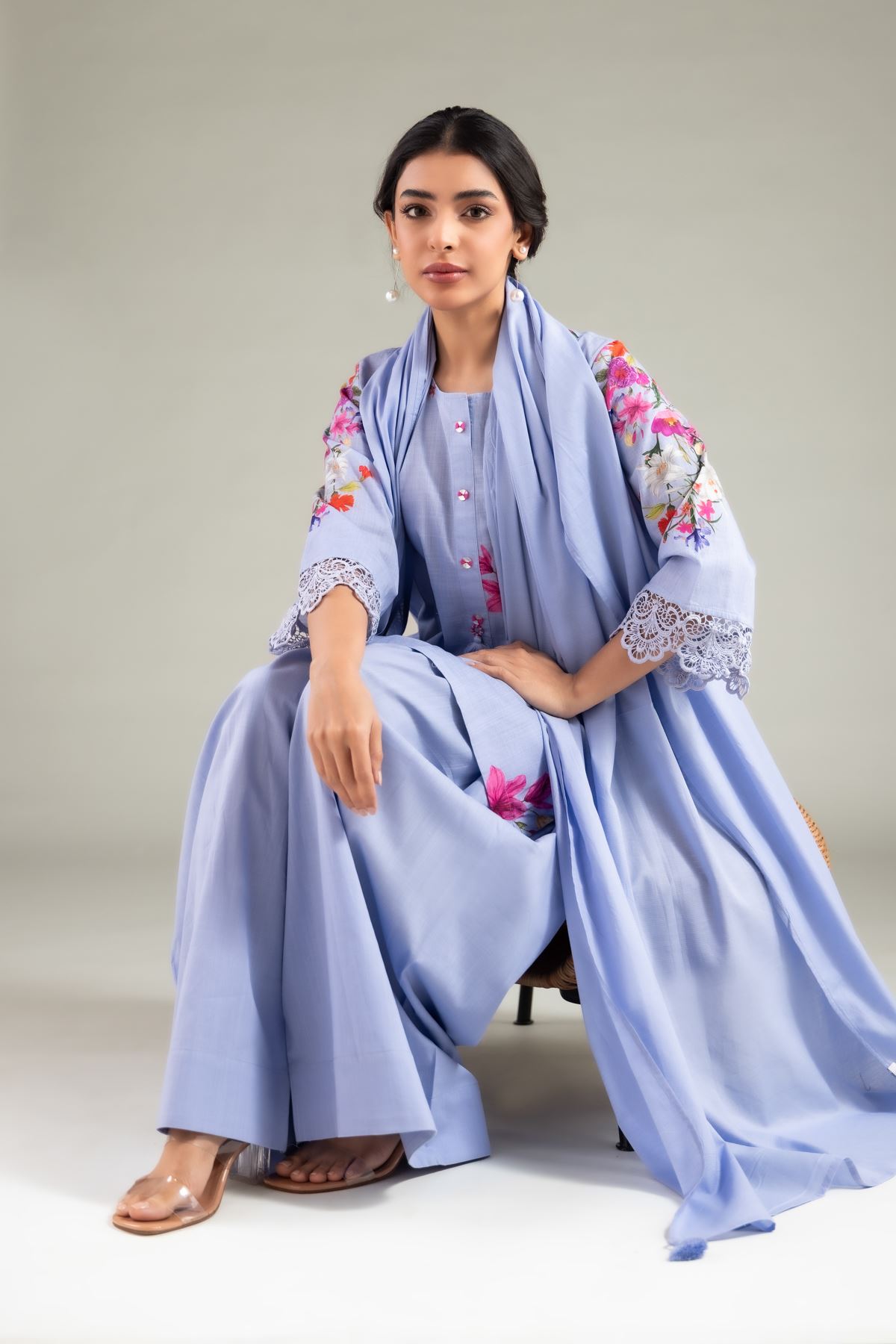 1-26-130-C-B-VG_MULTI-1 Dupatta - View 1