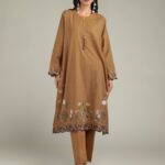 Cotton Longline Kurta - View 1
