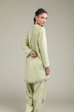 Cotton Band-Collar Kurta - View 5