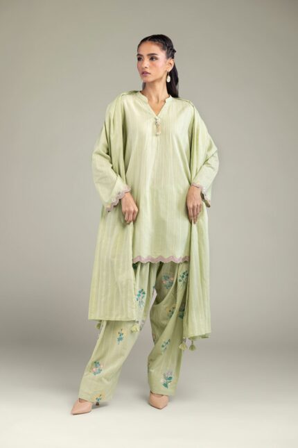 Floral Cotton Shalwar - View 2