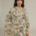 Printed Lawn Dupatta - View 1