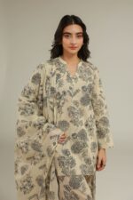 Printed Lawn Dupatta - View 1