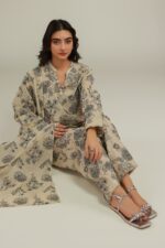 Printed Lawn Dupatta - View 5