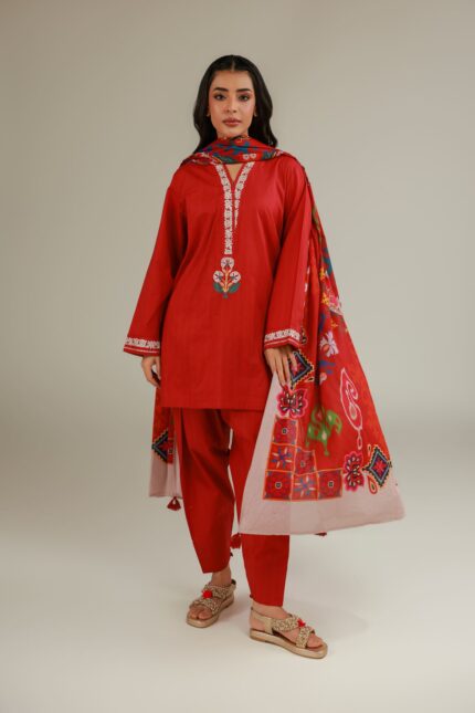 Cotton Net Dupatta - View 2