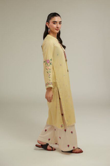 Floral Cambric Pants - View 2