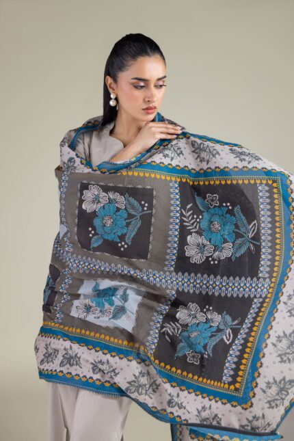 Spring Lawn Dupatta - View 1