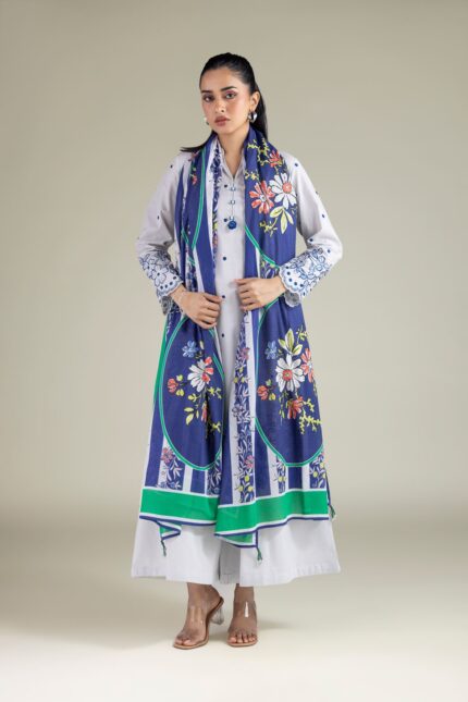 Spring Lawn Dupatta - View 2