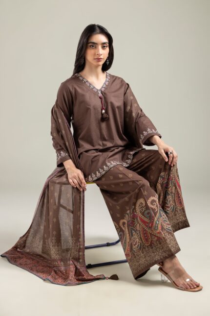 Brown Mesuri Dupatta - View 2