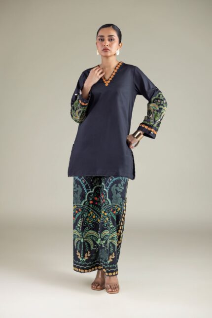 Black Cambric Pants - View 1
