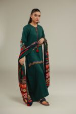 Green Cotton Pants - View 3