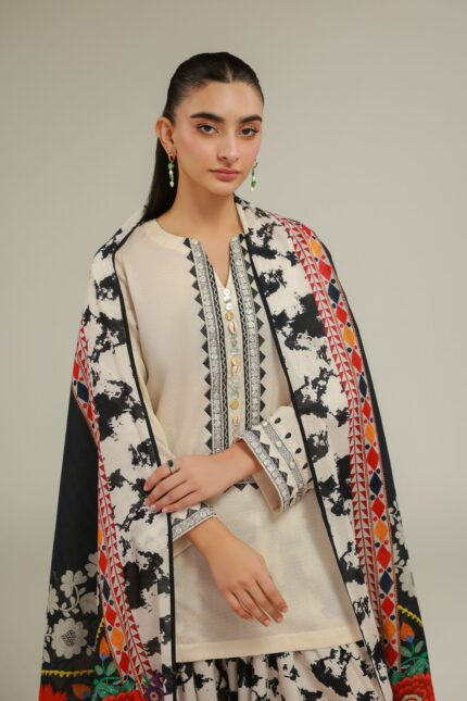 Cotton Net Dupatta - View 1
