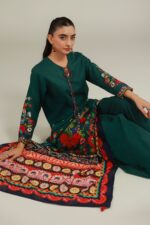 Green Cotton Pants - View 2