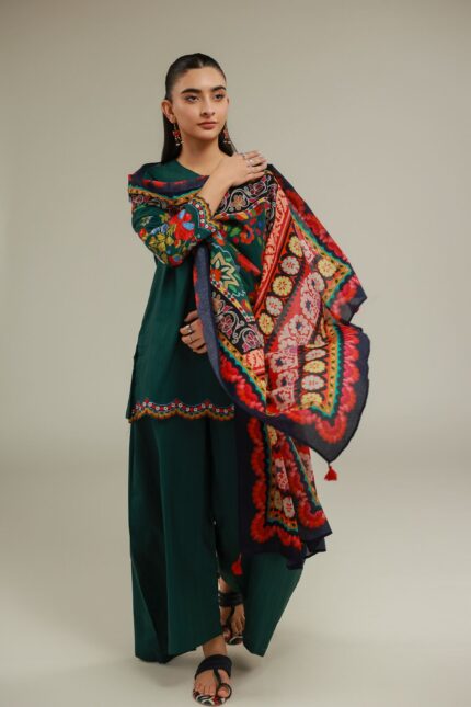 Cotton Net Dupatta - View 2