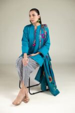 Floral Fringe Dupatta - View 5