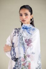Floral Draped Dupatta - View 3