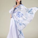 Leaf Pattern Dupatta - View 1