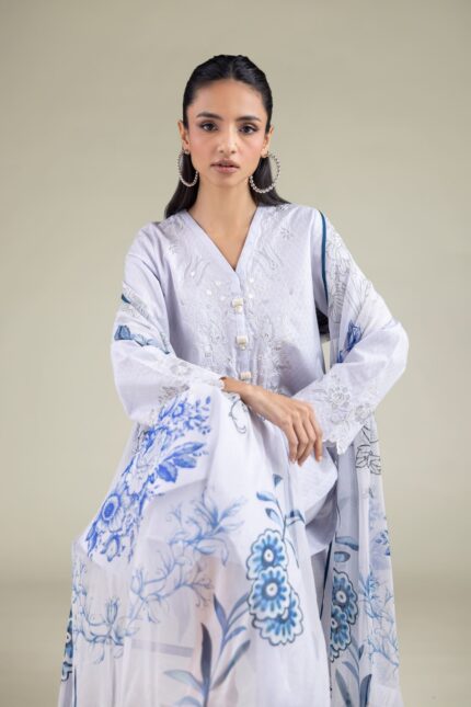 Leaf Pattern Dupatta - View 2