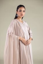 Draped Lace Dupatta - View 1