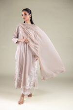 Draped Lace Dupatta - View 2