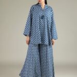 Relaxed Geometric Pants - View 1