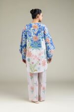 Floral Flared Kurta - View 5