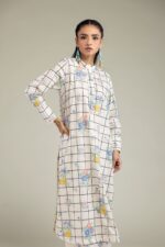 Cambric Floral Kurta - View 5