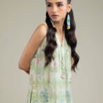 Floral Mint Pants - View 1