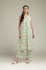 Floral Mint Pants - View 3