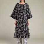 Floral Cotton Pants - View 1