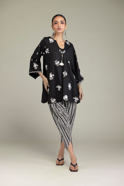 Black Cambric Pants - View 1
