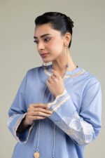 Floral Scalloped Kurta - View 5
