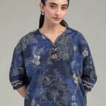 Short Floral Kurta - View 1