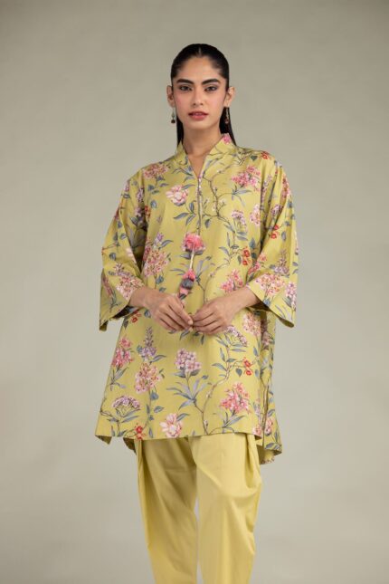Solid Yellow Shalwar 1