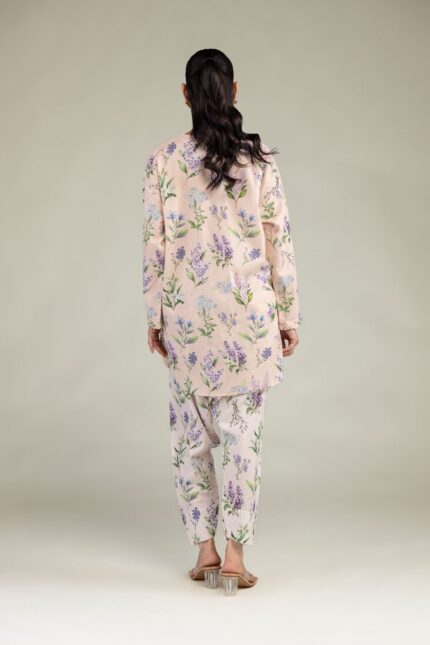 Short Floral Kurta - View 2
