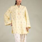 Short Yellow Kurta - View 1