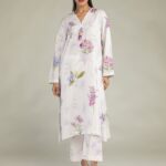 Floral Cotton Pants - View 1