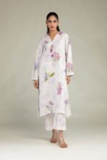Floral Cotton Pants - View 1