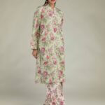 Floral Cotton Pants - View 1