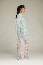 Blue Cotton Pants - View 2
