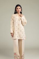 Floral V-Neck Kurta - View 4