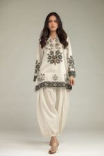 Short Floral Kurta - View 3