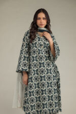 Floral Longline Kurta - View 1