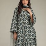 Cotton Printed Pants - View 1