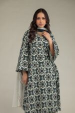 Cotton Printed Pants - View 1