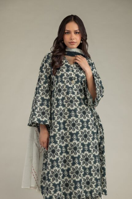 Cotton Printed Pants - View 1