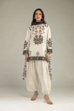 Short Floral Kurta - View 4
