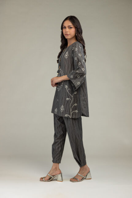 Gray Cotton Shalwar 2